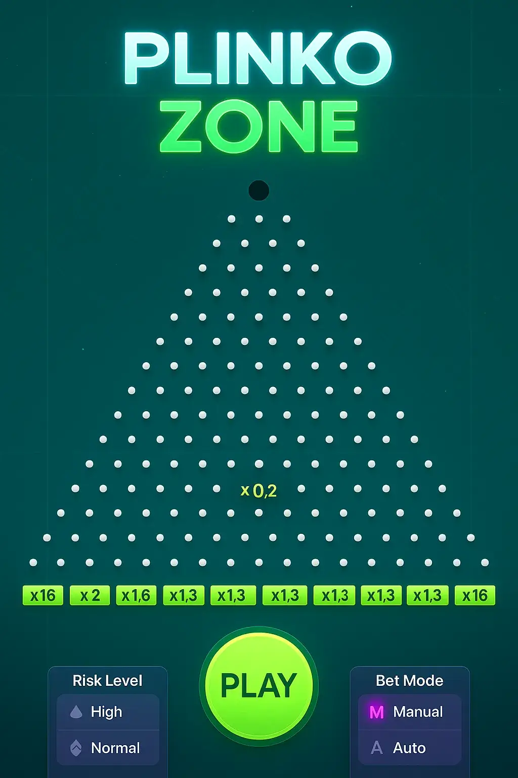 Plinko Zone game app